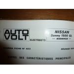 Sunny 1.5 Ess Revue Technique Electronic Auto Volt Nissan