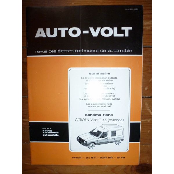 C15 Visa Ess Revue Technique Electronic Auto Volt Citroen