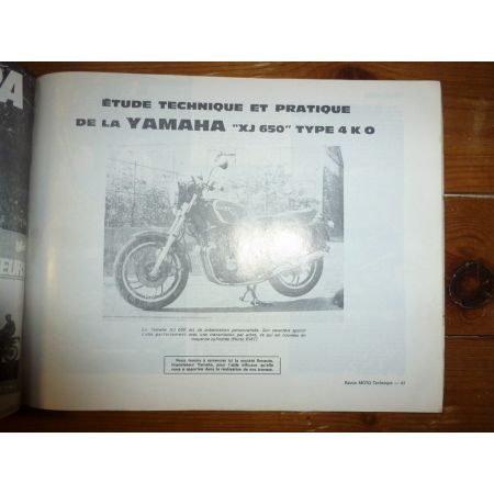 RM125 PE175 XJ650 Revue Technique moto Suzuki Yamaha