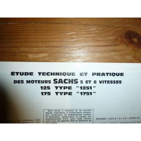 125 175 GT125 Revue Technique moto Sachs Suzuki