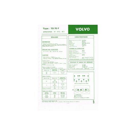 TD70F Fiche Technique Volvo