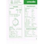 45-55 DI Fiche Technique Citroen