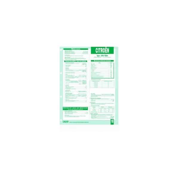DV6 TED4 Fiche Technique Citroen