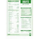 F6L 913/85 Fiche Technique Deutz