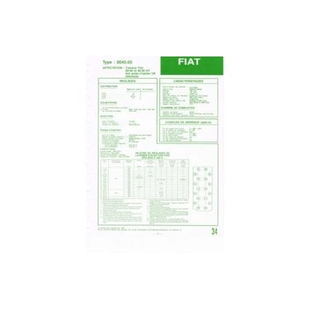 8045.05 Fiche Technique Fiat Someca