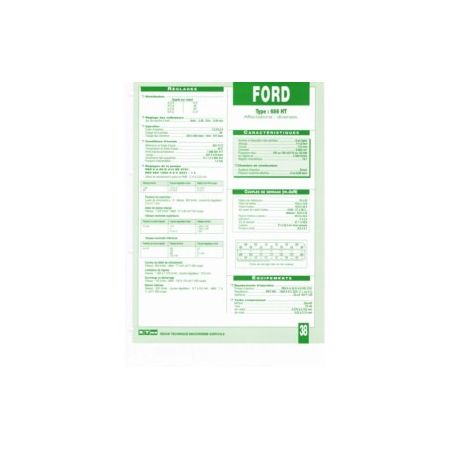 666 HT Fiche Technique Ford