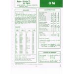 Série 71 en ligne Fiche Technique General Motors