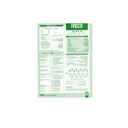 8040.25 Fiche Technique Iveco
