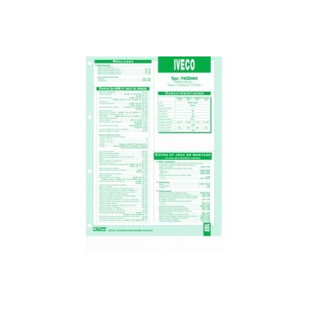 F4CE9484 Fiche Technique Iveco