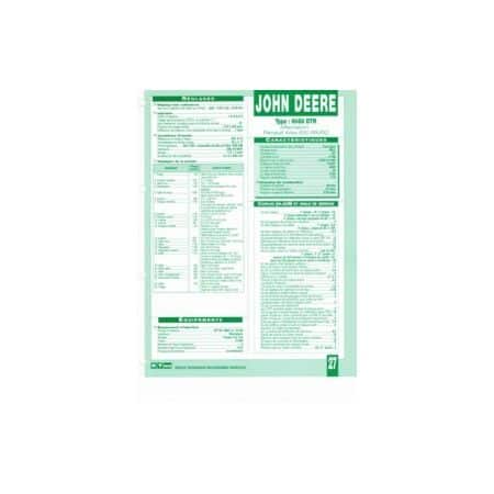 6068 DTR Fiche Technique John Deere
