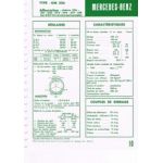 OM326 Fiche Technique Mercedes