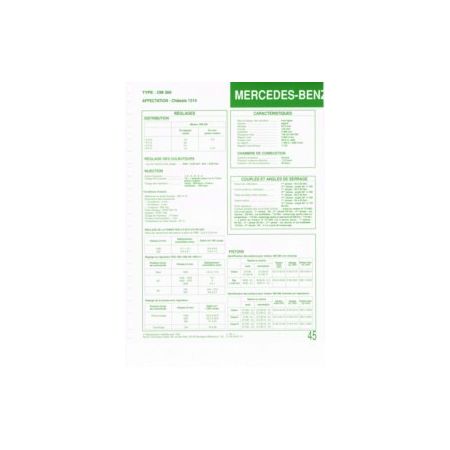 OM366 Fiche Technique Mercedes