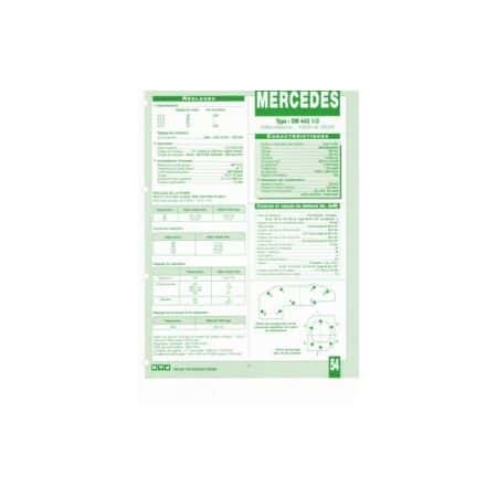 OM442 1/3 Fiche Technique Mercedes