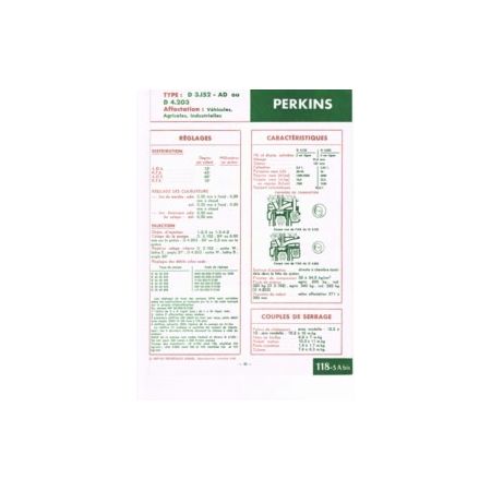 D3.152AD-D4.203 Fiche Technique Perkins