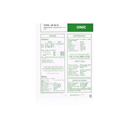 M52S Fiche Technique Iveco