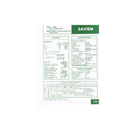 597 Sigma-PRS Fiche Technique Saviem