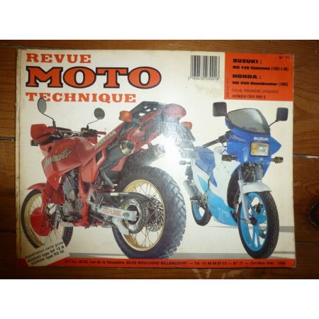 RG125 NX650 Revue Technique moto Honda Suzuki