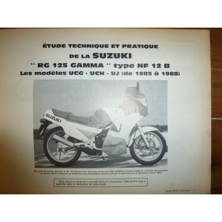 RG125 NX650 Revue Technique moto Honda Suzuki