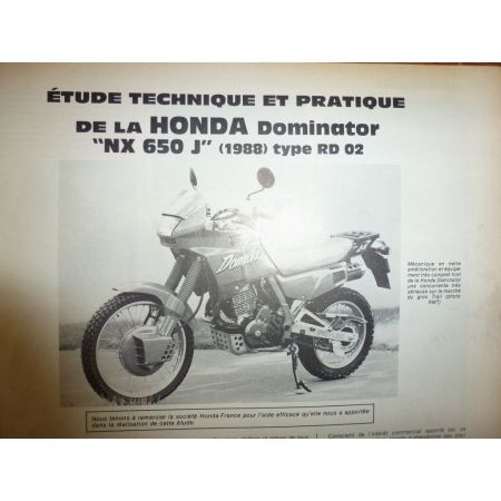 RG125 NX650 Revue Technique moto Honda Suzuki