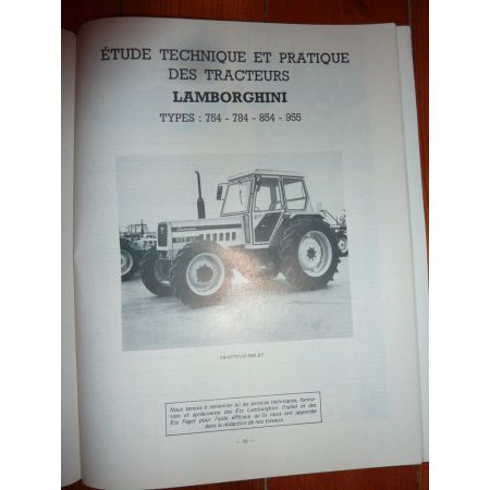754 784 854 955 Revue Technique Agricole Lamborghini