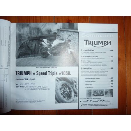 Speed Triple X Max YP125R Revue Technique moto Mbk et Triumph Yamaha