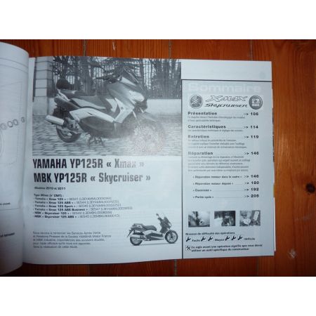 Speed Triple X Max YP125R Revue Technique moto Mbk et Triumph Yamaha