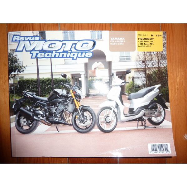 Fazer 8 125  Tweet Revue Technique moto Peugeot Yamaha