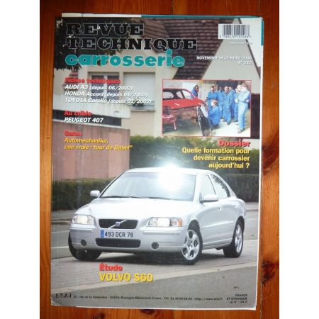 S60 Revue Technique Carrosserie Volvo