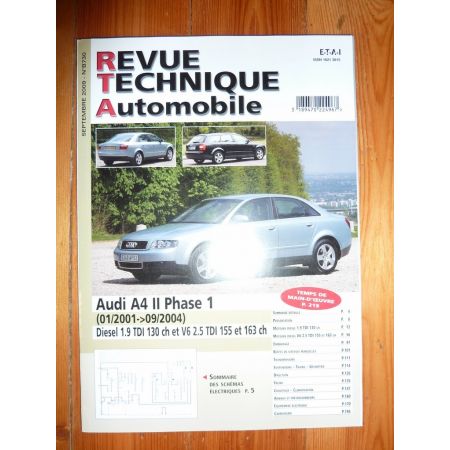 A4 II ph 1 Revue Technique Audi