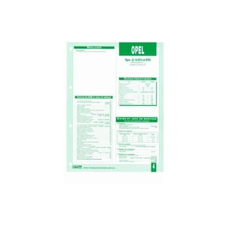 Corsa D Fiche Technique Opel