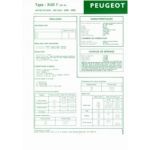 205 -Diesel  XUD7 Fiche Technique Peugeot