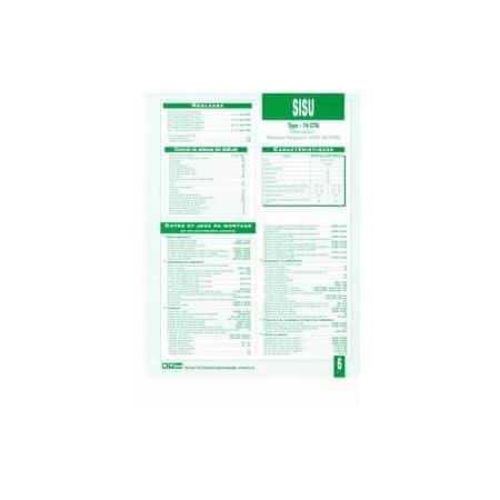 6497 et 6499 Fiche Technique Massey ferguson