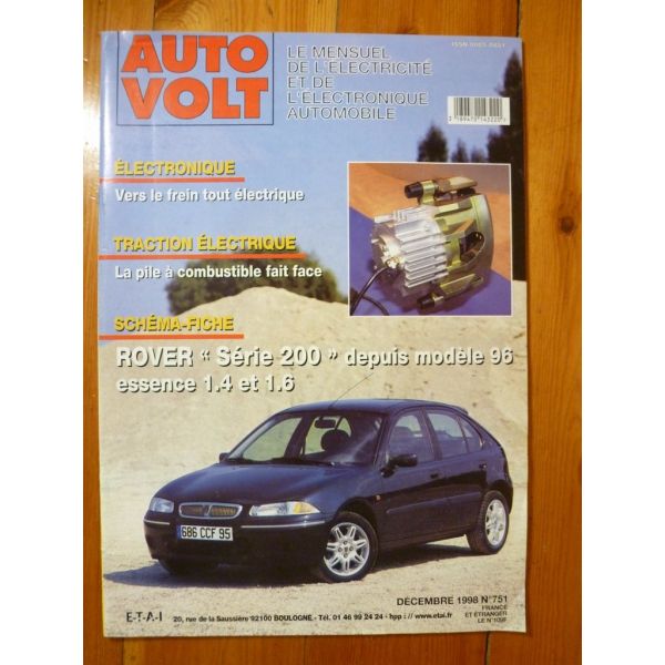 Série 200 96- Revue Technique Electronic Auto Volt Rover