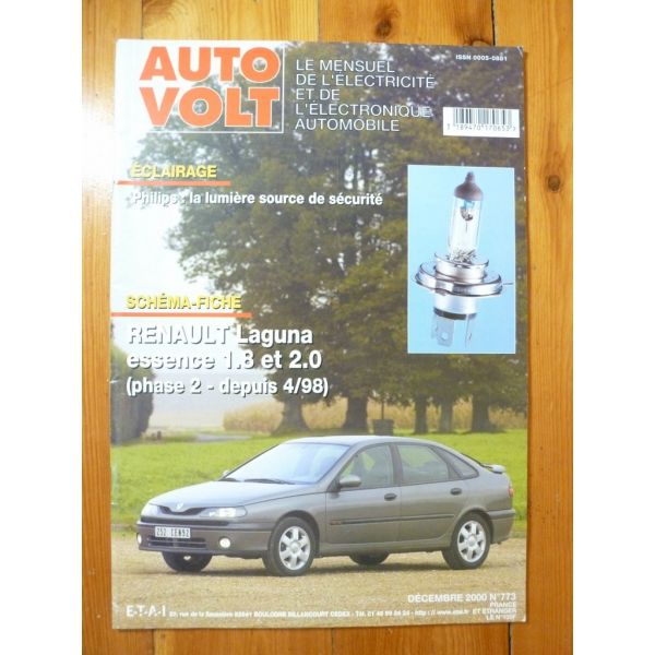Laguna II 98- Revue Technique Electronic Auto Volt Renault
