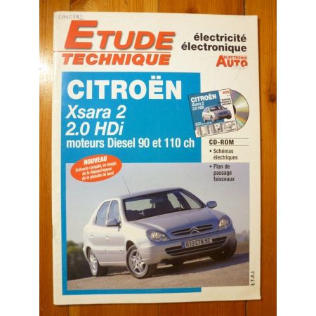 Xsara Ph2 2.0 HDi Revue Technique Electronic Auto Volt Citroen