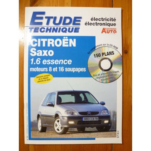 Saxo 1.6 Ess Revue Technique Electronic Auto Volt Citroen