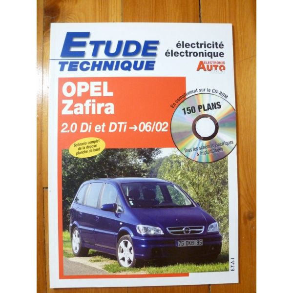 Zafira 2.0DTi 02- Revue Technique Electronic Auto Volt Opel