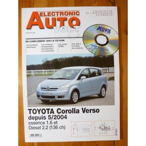 Corolla Verso 04- Revue Technique Electronic Auto Volt Toyota