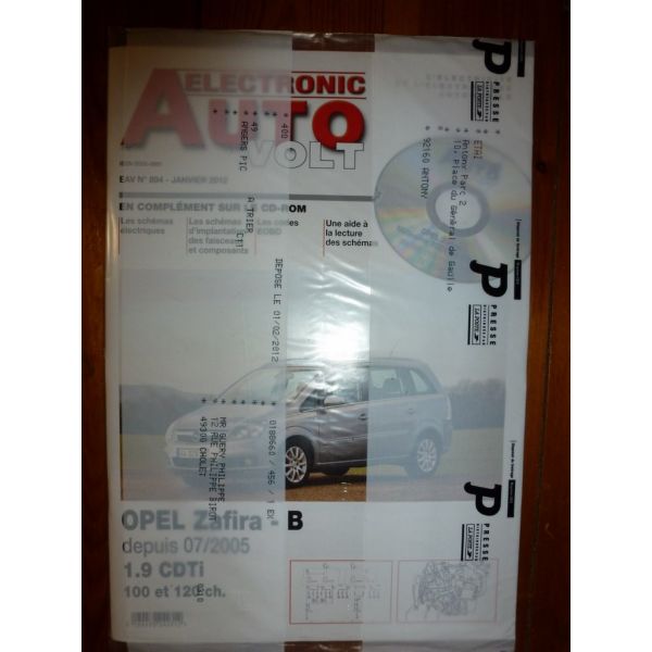 Zafira B 05- Revue Technique Electronic Auto Volt Opel