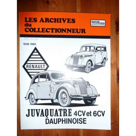 JuvaQuatre Revue Technique Les Archives Du Collectionneur Renault