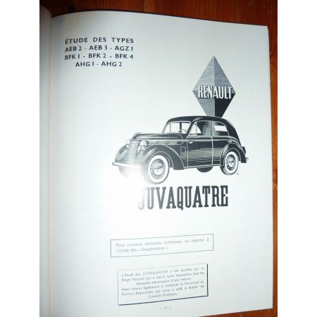 JuvaQuatre Revue Technique Les Archives Du Collectionneur Renault