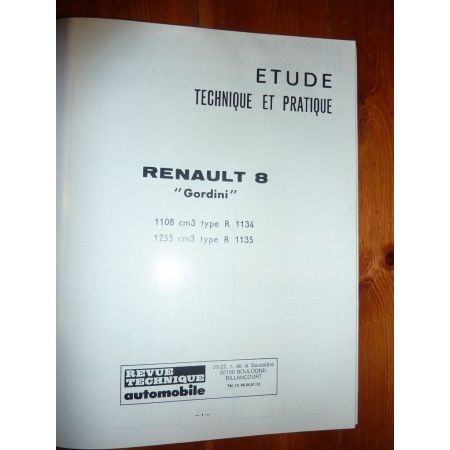 R8 Gord Revue Renault Technique Les Archives Du Collectionneur Renault