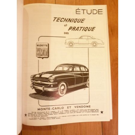 Vedette et Comete Revue Technique Les Archives du Collectionneur Ford Simca