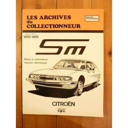 SM Revue Technique Les Archives Du Collectionneur Citroen