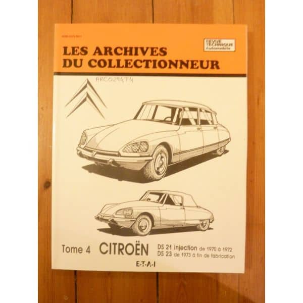 DS21 DS23 Revue Technique Les Archives Du Collectionneur Citroen