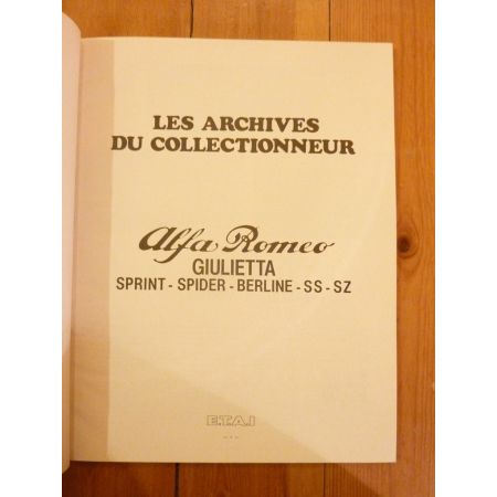 Giulietta Revue Technique Les Archives Du Collectionneur Alfa Romeo