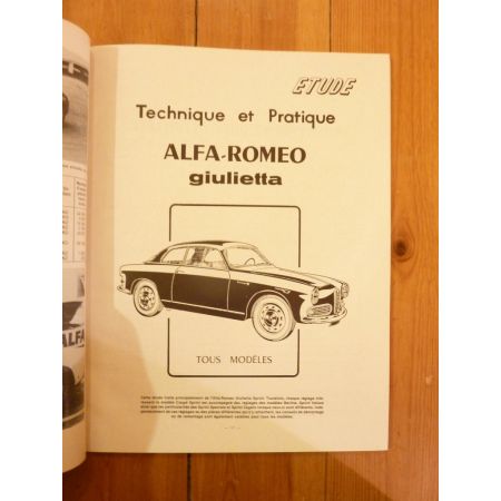Giulietta Revue Technique Les Archives Du Collectionneur Alfa Romeo