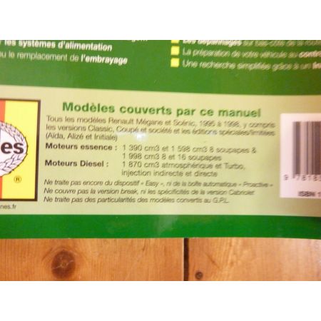 Megane Scenic l Revue Technique Haynes Renault