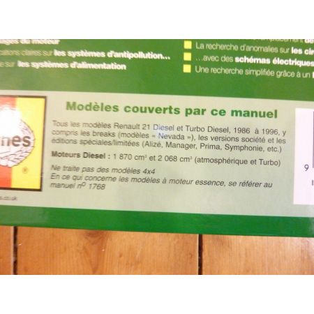 R21 Die Revue Technique Haynes Renault