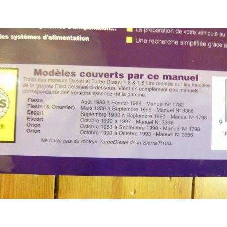 Escort Orion Die Revue Technique Haynes Ford
